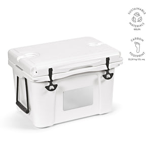 Promotivni hladnjak kapaciteta 35L od reciklirane plastike, bijela boja | Poslovni pokloni