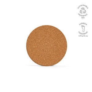 Promotivni bežični punjač od pluta, smeđa boja | Poslovni pokloni