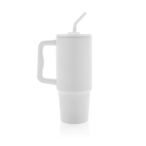 Promo termo boca od recikliranog nehrđajućeg čelika, 900ml, bijele boje | Poslovni pokloni