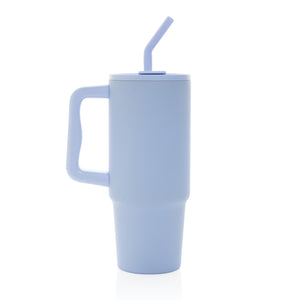 Promo termo boca od recikliranog nehrđajućeg čelika, 900ml, plave boje | Poslovni pokloni