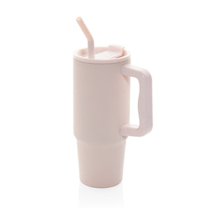 Promotivna termo boca od recikliranog nehrđajućeg čelika, 900ml, roze boje | Poslovni pokloni