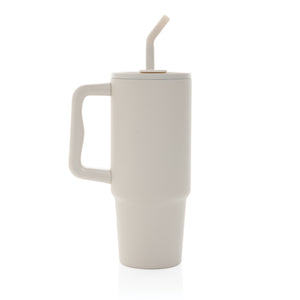 Promo termo boca od recikliranog nehrđajućeg čelika, 900ml, bež boje | Poslovni pokloni