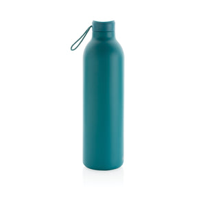 Reklamna reciklirana vakuumska boca od nehrđajućeg čelika 1000ml, tirkizne boje | Poslovni pokloni