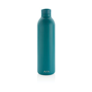 Promo reciklirana vakuumska boca od nehrđajućeg čelika 1000ml, tirkizne boje | Poslovni pokloni