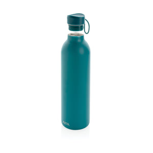 Reklamna reciklirana vakuumska boca od nehrđajućeg čelika 1000ml, tirkizne boje | Promidžbeni pokloni