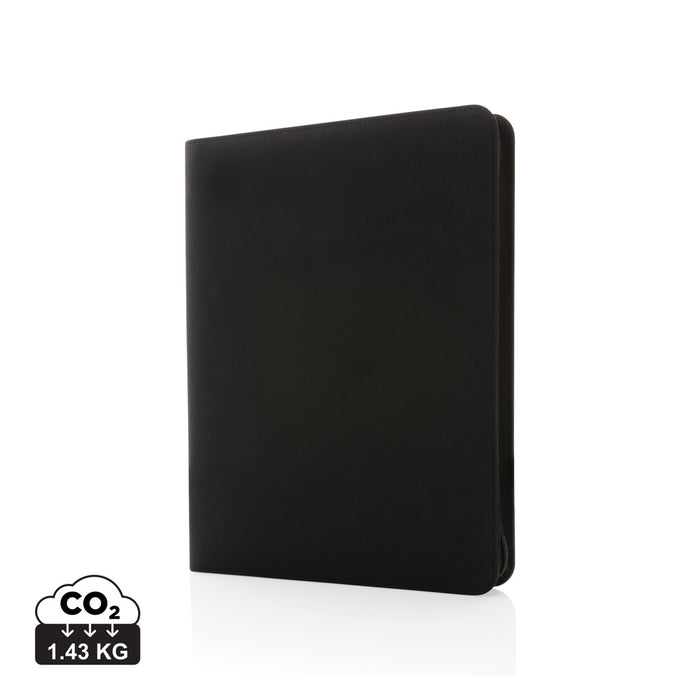 Poslovna mapa A4 od recikliranog 300D materijala s patentnim zatvaračem