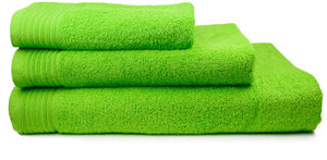 Promidžbeni pamučni ručnik za plažu, 450g/m², zelena limeta boje | Poslovni pokloni