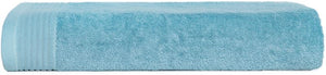 Reklamni pamučni ručnik za plažu, 450g/m², diver plave boje | Poslovni pokloni