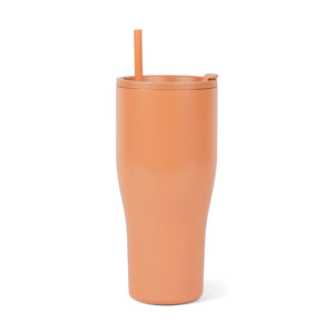 Promidžbena termo boca od recikliranog nehrđajućeg čelika, 800ml, narančaste boje | Poslovni pokloni