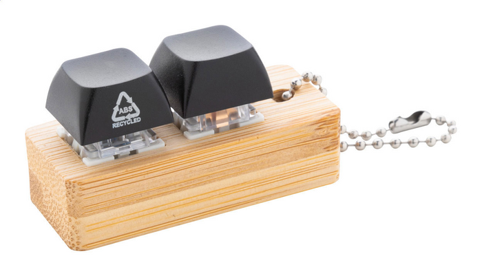 Privjesak za ključeve s dva antistres gumba