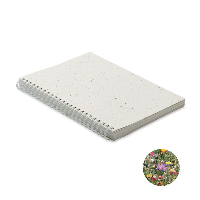 A5 notes s koricama od sjemenskog papira