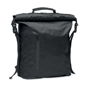Promotivan klasičan vodootporan ruksak, 30L crne boje | Reklamni pokloni