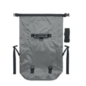 Promotivan klasičan vodootporan ruksak, 30L sive boje | Reklamni pokloni