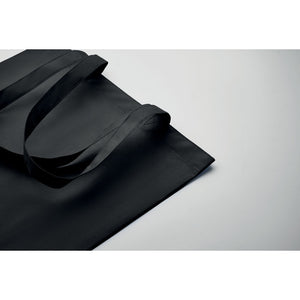 Reklamna torba za kupovinu / plažu od netkanog materijala, crne boje | Poslovni pokloni