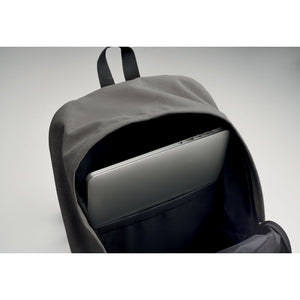 Promotivni ruksak za 15" laptop od reciliranog platna, sive boje | Reklamni pokloni