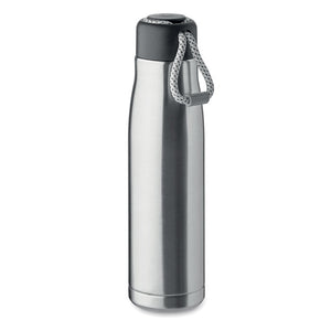 Promotivna boca od recikliranog nehrđajućeg čelika, 500ml, srebrne boje | Poslovni pokloni
