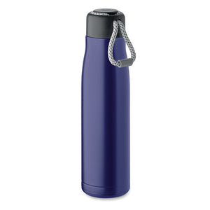 Promotivna boca od recikliranog nehrđajućeg čelika, 500ml, royal plave boje | Poslovni pokloni