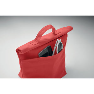Promotivna termo torba za ručak od recikliranog materijala, crvene boje | Reklamni pokloni
