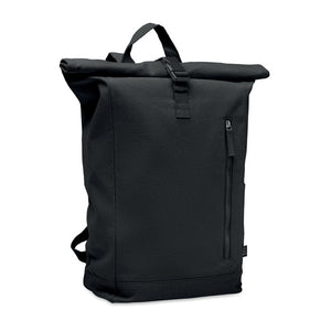 Promotivni roll top ruksak, crne boje | Poslovni pokloni