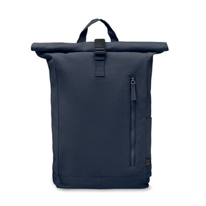 Promotivni roll top ruksak, navy plave boje | Reklamni pokloni