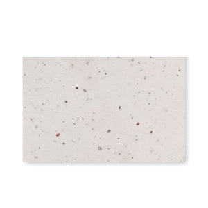 Promotivna biorazgradiva posjetnica sa sjemenkama divljeg cvijeća, bijele boje | Poslovni pokloni