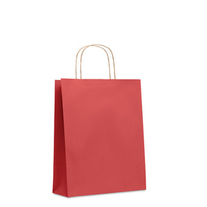 Promotivna papirnata poklon vrećica - srednja, crvene boje | Poslovni pokloni