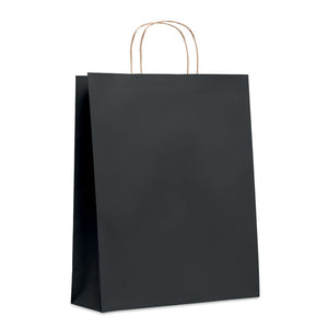 Promotivna papirnata poklon vrećica - velika, crne boje | Poslovni pokloni