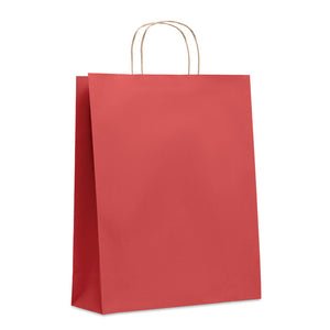 Promotivna papirnata poklon vrećica - velika, crvene boje | Poslovni pokloni
