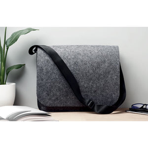 Promotivna torba za rame od RPET filca, sive boje | Reklamni pokloni