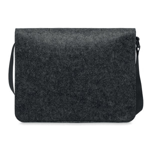 Promotivna torba za rame od RPET filca, tamno sive boje | Reklamni pokloni