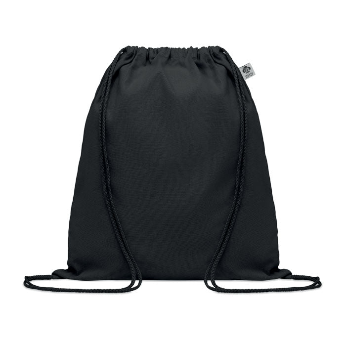 Ruksak / vrećica s vezicama od organskog pamuka, 140 gr/m²