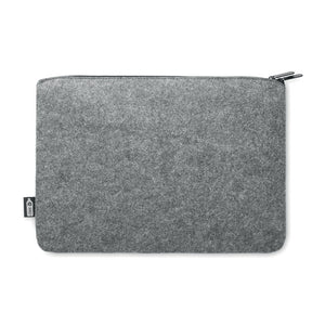 Reklamna navlaka za 14" laptop od RPET filca, sive boje | Promidžbeni pokloni 