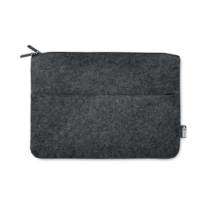 Promotivna navlaka za 14" laptop od RPET filca, tamno sive boje | Poslovni pokloni 