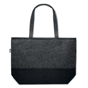 Promotivna torba za kupovinu s dugim ručkama, sive boje | Reklamni pokloni
