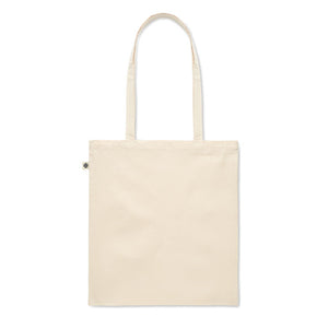 Promotivna torba za kupovinu od organskog pamuka, 180 gr/m², bež boje | Reklamni pokloni