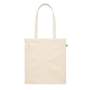 Promo torba za kupovinu od organskog pamuka, 180 gr/m², bež boje | Poslovni pokloni
