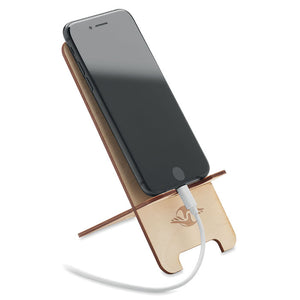 Reklamni drveni stalak za mobitel