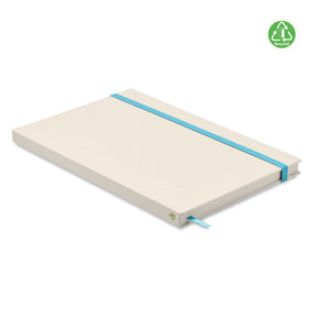 Promotivni A5 notes od recikliranih tetrapaka, tirkizne boje | Poslovni pokloni