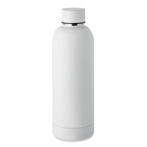 Promotivna boca s dvostrukom stijenkom od recikliranog nehrđajućeg čelika, 500 ml, bijele boje | Promo pokloni | Reklamni pokloni
