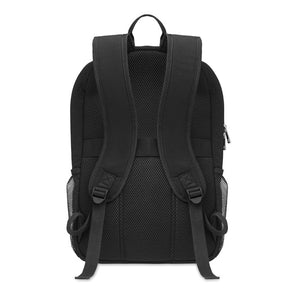 Promotivni ruksak za 15" prijenosno računalo, 340 gr/m², crne boje | Reklamni pokloni