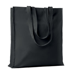 Promotivna torba za kupovinu od pamuka, 140gr/m², crne boje | Poslovni pokloni
