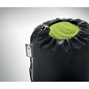 Reklamna eko putna deka od recikliranog PET materijala, zelene limeta boje | Poslovni pokloni | Promo pokloni
