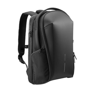 Promotivni ruksak za laptop od recikliranog materijala, crne boje | Promo pokloni | Reklamni pokloni