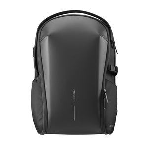 Promidžbeni ruksak za laptop od recikliranog materijala, crne boje | Reklamni pokloni | Reklamni pokloni