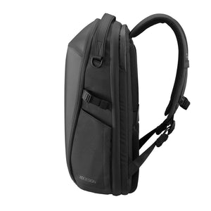 Promotivni ruksak za laptop od recikliranog materijala, crne boje | Promo pokloni | Poslovni pokloni