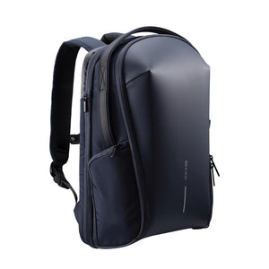 Promotivni ruksak za laptop od recikliranog materijala, navy plave boje | Promo pokloni | Reklamni pokloni