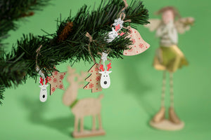 Promotivni set božićnih ukrasa u poklon kutiji