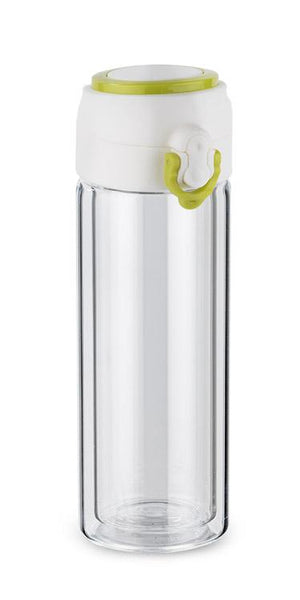 Promotivna staklena boca za vodu, 260 ml, svjetlo zelene boje | Poslovni pokloni