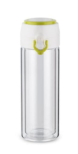 Promidžbena staklena boca za vodu, 260 ml, svjetlo zelene boje | Poslovni pokloni