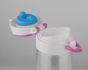 Promotivna staklena boca za vodu, 260 ml, ružičaste boje, za tisak loga | Poslovni pokloni